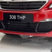 Peugeot 308 THP Active – confirmed at RM119,888