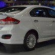 Suzuki Ciaz RS – kitted-up model on show in Bangkok