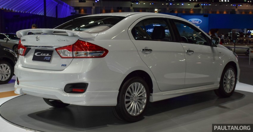 Suzuki Ciaz RS – kitted-up model on show in Bangkok 414624