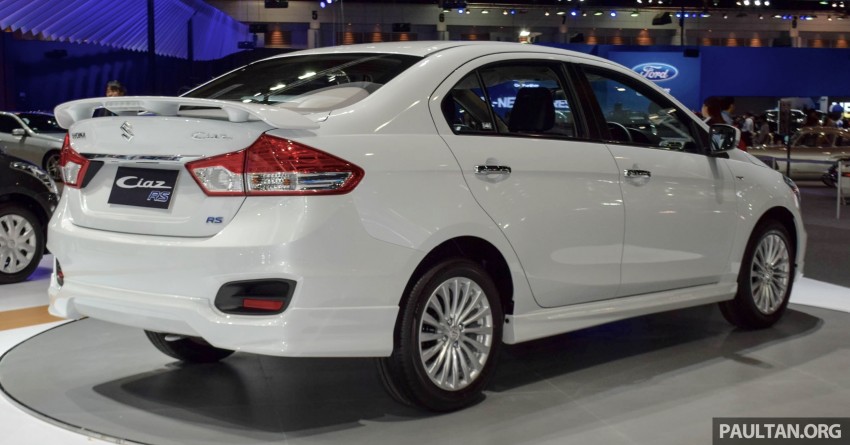 Suzuki Ciaz RS – kitted-up model on show in Bangkok 415697