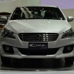 Suzuki Ciaz RS – kitted-up model on show in Bangkok