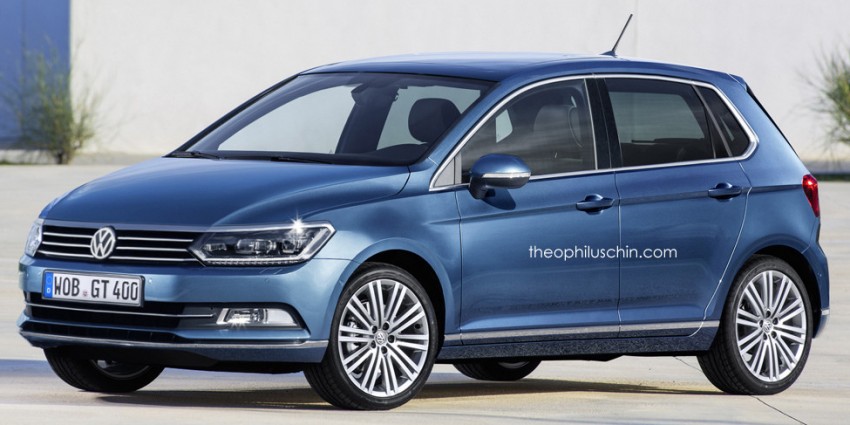Next Volkswagen Polo rendered with Passat looks 418900