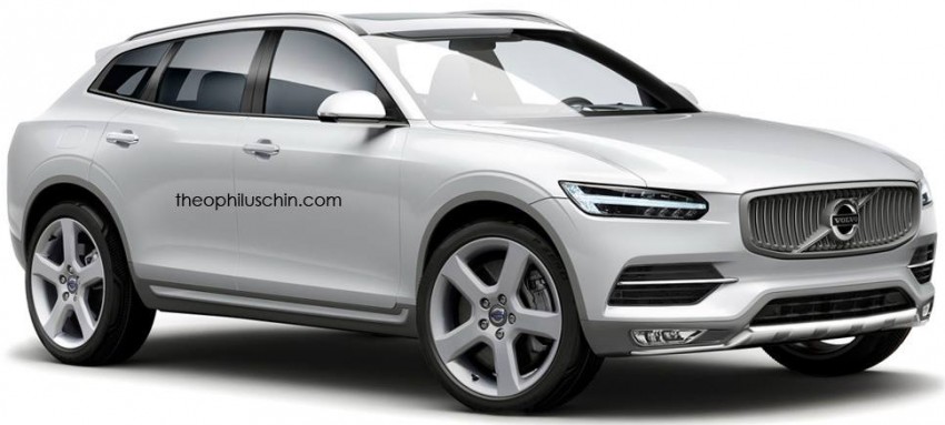 Volvo XC60 rendered as next-generation coupe 421282