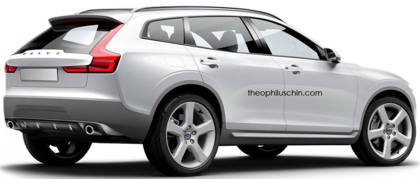 Volvo XC60 rendered as next-generation coupe 421281