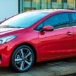 2017 Kia Forte sedan, hatch revealed with new looks