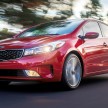 2017 Kia Forte sedan, hatch revealed with new looks