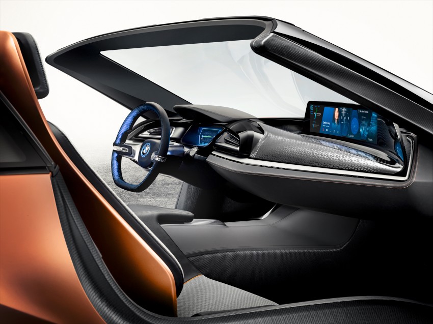 BMW i Vision Future Interaction revealed, with Air Touch gesture control, 21-inch panorama display 425199