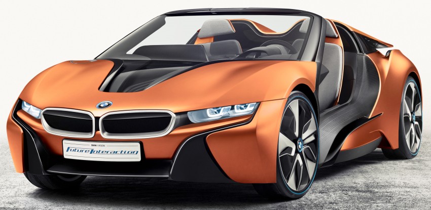 BMW i Vision Future Interaction revealed, with Air Touch gesture control, 21-inch panorama display 425202