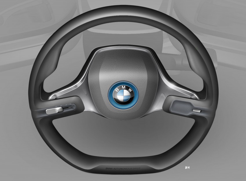 BMW i Vision Future Interaction revealed, with Air Touch gesture control, 21-inch panorama display 425220