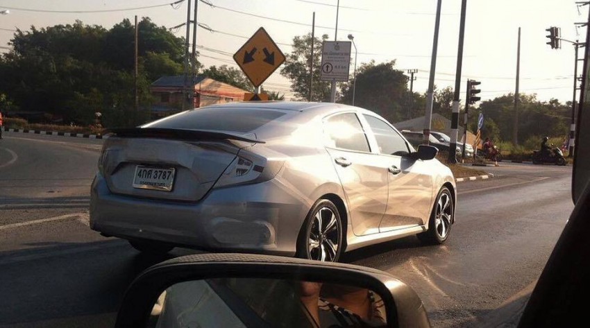 2016 Honda Civic – 10th gen spotted in Thailand again 425929
