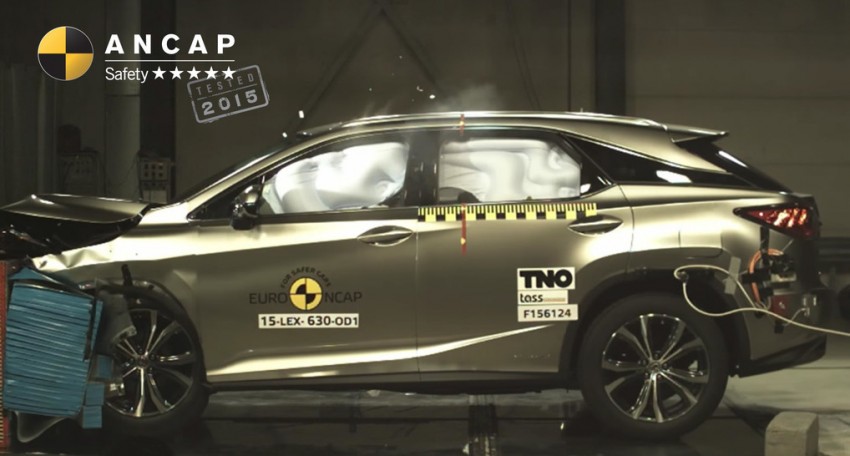 2016 Lexus RX scores five-star ANCAP safety rating 432132