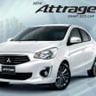 2016 Mitsubishi Attrage on sale in Thailand – new safety systems, improved 23.3 km/l fuel economy