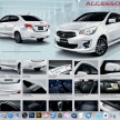 2016 Mitsubishi Attrage on sale in Thailand – new safety systems, improved 23.3 km/l fuel economy