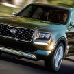 Kia Telluride spotted completely without any disguise