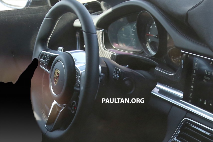 SPIED: 2017 Porsche Panamera with all-touch buttons 434684