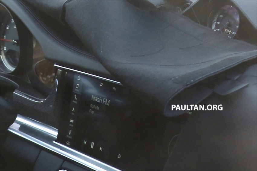 SPIED: 2017 Porsche Panamera with all-touch buttons 434686