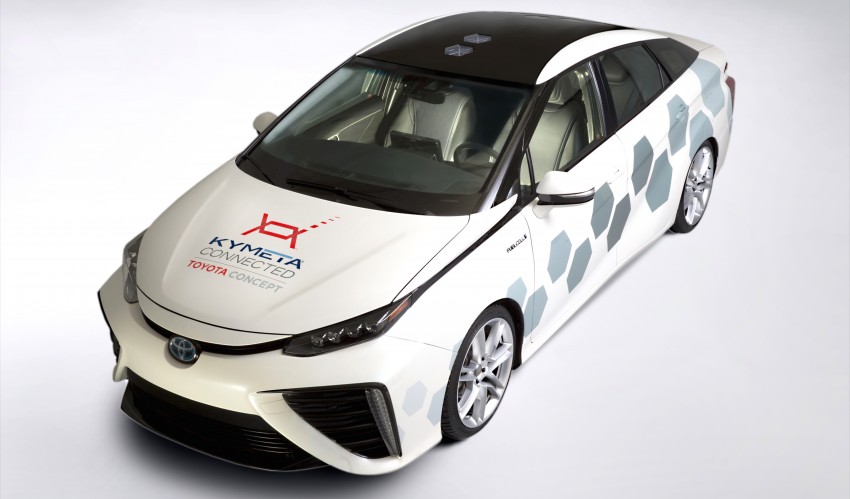 Toyota Mirai with satellite tech revealed at Detroit 428053