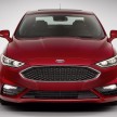 2017 Ford Fusion facelift debuts – 2.7L twin-turbo Fusion V6 Sport and two hybrids lead the new line-up