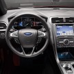 2017 Ford Fusion facelift debuts – 2.7L twin-turbo Fusion V6 Sport and two hybrids lead the new line-up