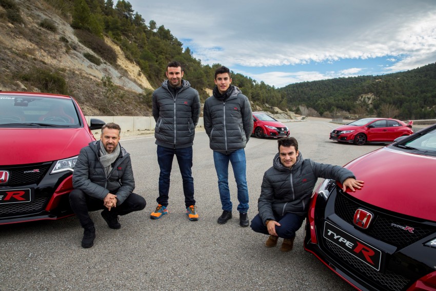 VIDEO: Honda Civic Type R gets driven by Marc Marquez, Dani Pedrosa, Toni Bou and Tiago Monteiro 434333