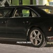 Audi A8 stretched limousine with six doors sighted