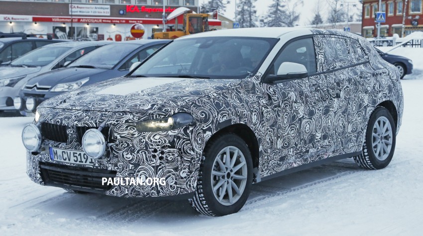 SPIED: BMW X2 undergoing winter testing in Sweden 431235