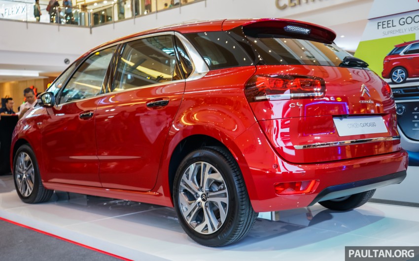 Citroen C4 Picasso THP 165 launched in Malaysia – 5-seater, shorter than Grand C4 Picasso; RM148,888 426526