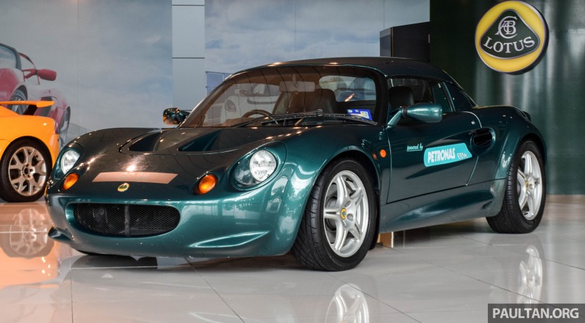 Lotus Elise with Petronas E01e engine on display 430950