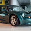 Lotus Elise with Petronas E01e engine on display