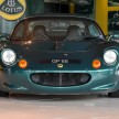 Lotus Elise with Petronas E01e engine on display