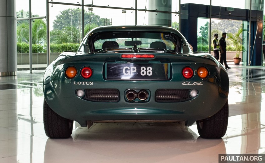 Lotus Elise with Petronas E01e engine on display 430955