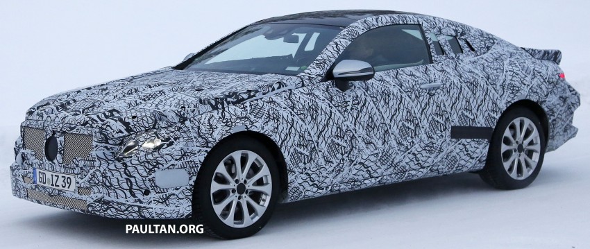 SPIED: Next Mercedes-Benz E-Class Coupe spotted 434401