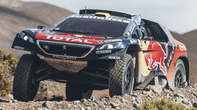 Stephane Peterhansel (FRA) from Team Peugeot Total  performs during stage 4 of Rally Dakar 2016 from Jujuy to Jujuy, Argentina on January 6, 2016.