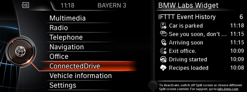 BMW iDrive gets IFTTT – both Triggers and Actions 433717