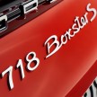 Porsche 718 Boxster revealed – turbo flat-four engines