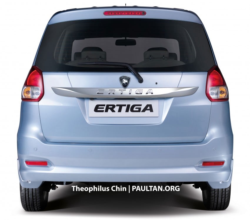 Proton-badged Suzuki Ertiga MPV rendered, 3 versions 433355