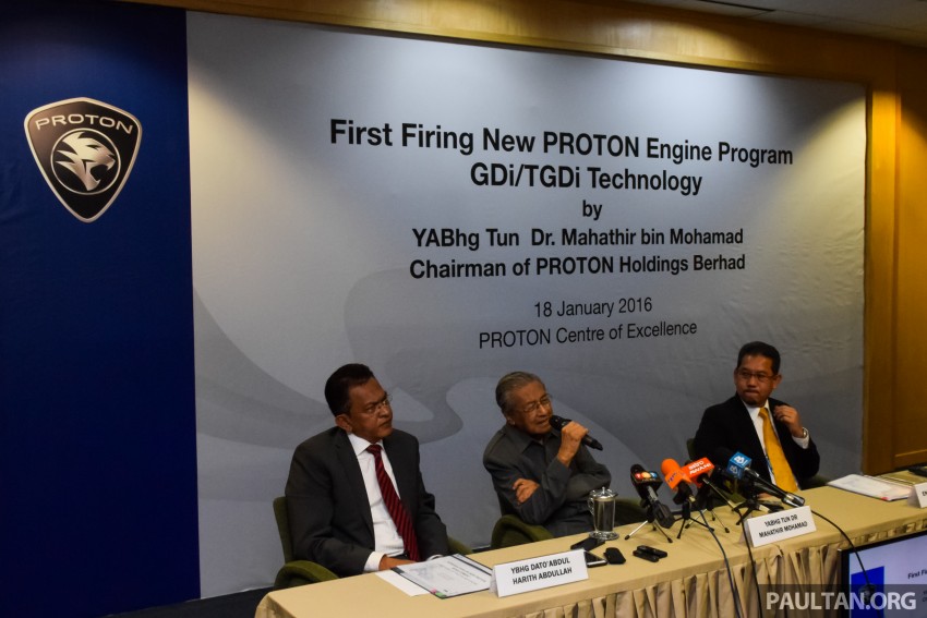 Proton not looking to build diesel engines, hints Tun M 431117