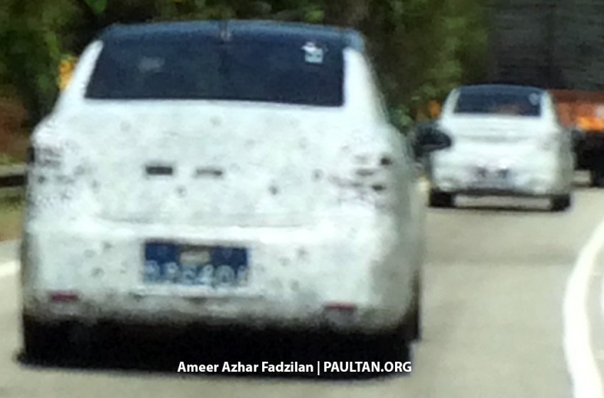 SPYSHOTS: 2016 Proton Persona show us its rear 435815