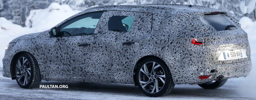 SPIED: Renault Megane Sports Tourer winter testing 434085