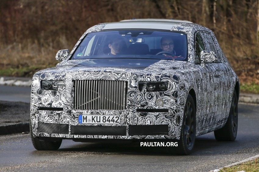 SPIED: Next generation Rolls-Royce Phantom on test, uses new aluminium space-frame platform 434980