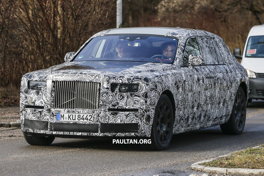 SPIED: Next generation Rolls-Royce Phantom on test, uses new aluminium space-frame platform 434979