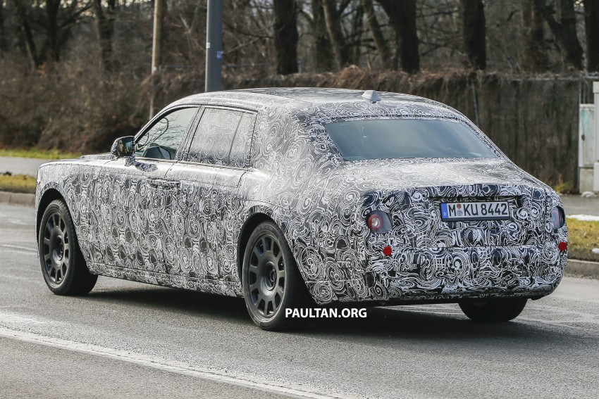 SPIED: Next generation Rolls-Royce Phantom on test, uses new aluminium space-frame platform 434973