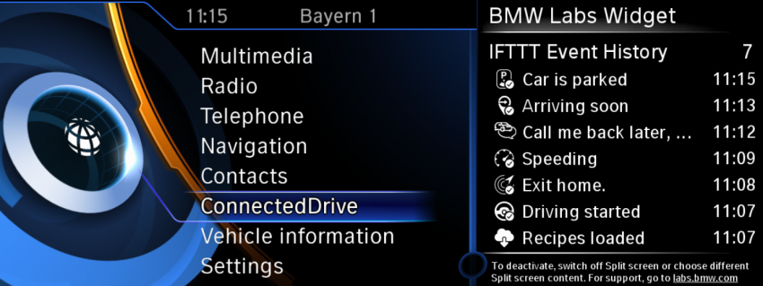 BMW iDrive gets IFTTT – both Triggers and Actions 433731
