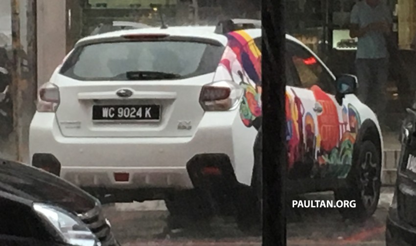 SPIED: 2016 Subaru XV facelift sighted in Malaysia 430221