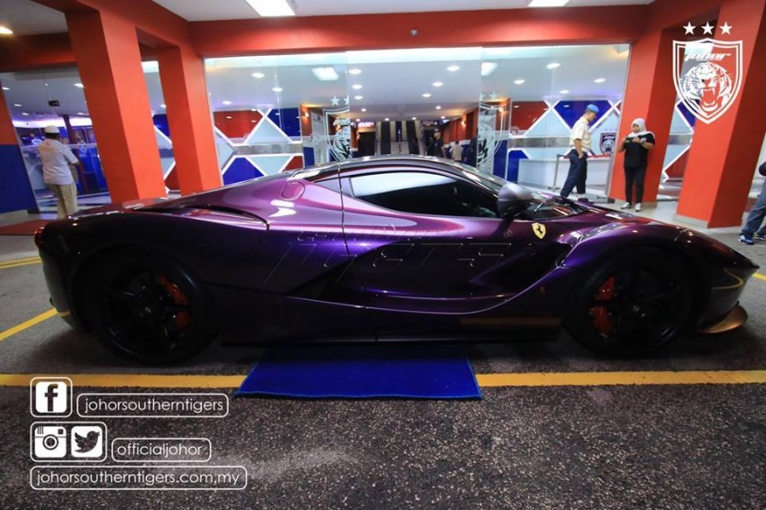 TMJ’s stunning purple LaFerrari makes an appearance 434741