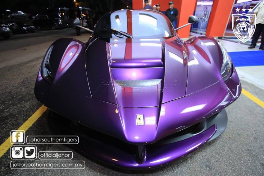 TMJ’s stunning purple LaFerrari makes an appearance 434742