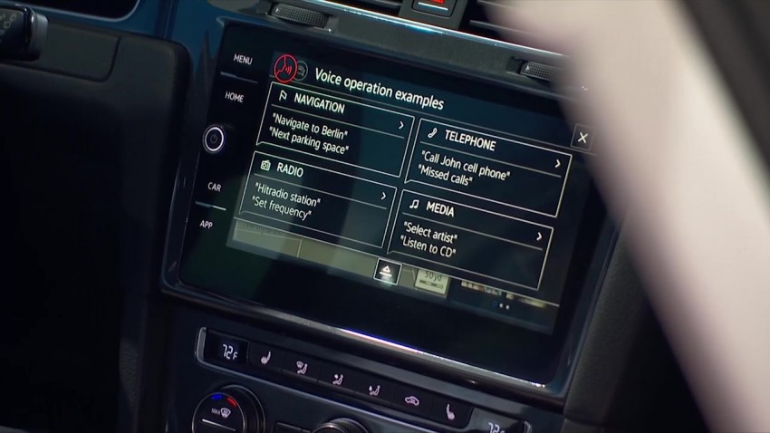 Volkswagen e-Golf Touch previews near-production MIB infotainment system, brings gesture controls 425520