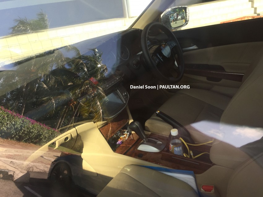 SPYSHOT: Proton Perdana 2016 hampir mirip kabin Honda Accord – kekemasan kayuan, beige 440582