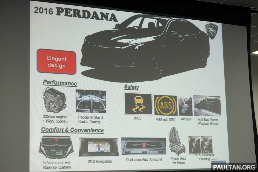 2016 Proton Perdana – initial specifications revealed 442367