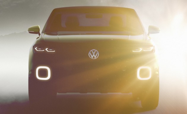 Volkswagen teases small SUV concept before Geneva
